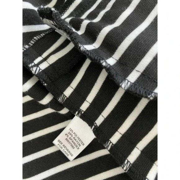 Cato stripped 3/4 sleeve Blazer Single Button - Picture 7 of 7